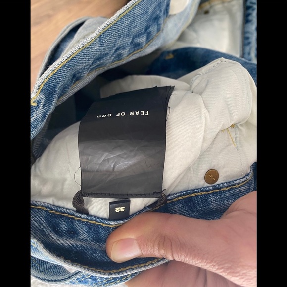 Fear Of God Sixth Collection Belted Jeans - Picture 8 of 12